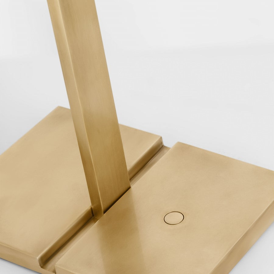 Visual Comfort Modern Linea 1 Light 15.1" Table Lamp, Brass