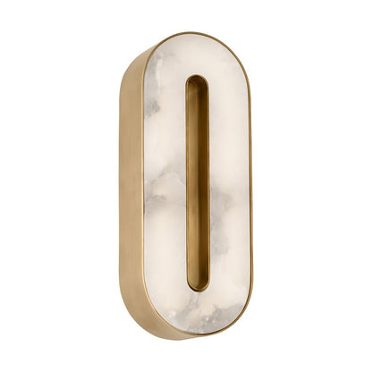 Visual Comfort Modern Wyllis 1 Light 12" Sconce, Brass