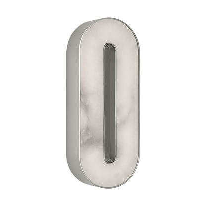 Visual Comfort Modern Wyllis 1 Light 12" Sconce, Pol Nickel