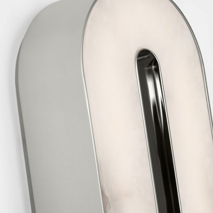 Visual Comfort Modern Wyllis 1 Light 12" Sconce, Pol Nickel