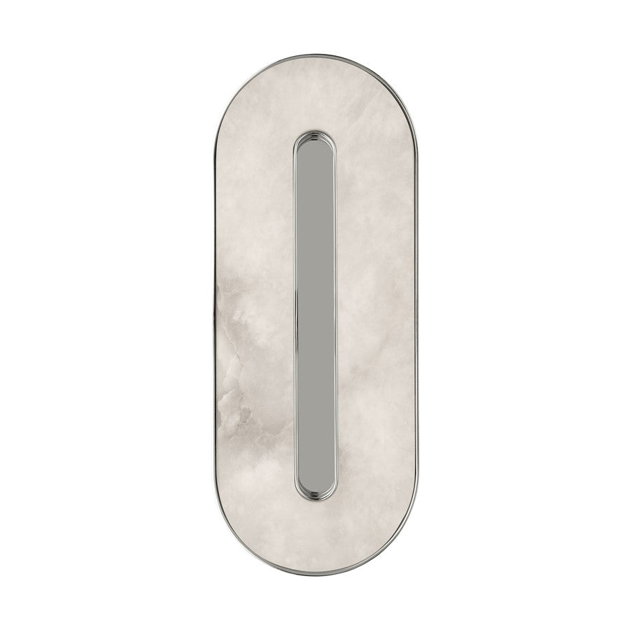 Visual Comfort Modern Wyllis 1 Light 12" Sconce, Pol Nickel