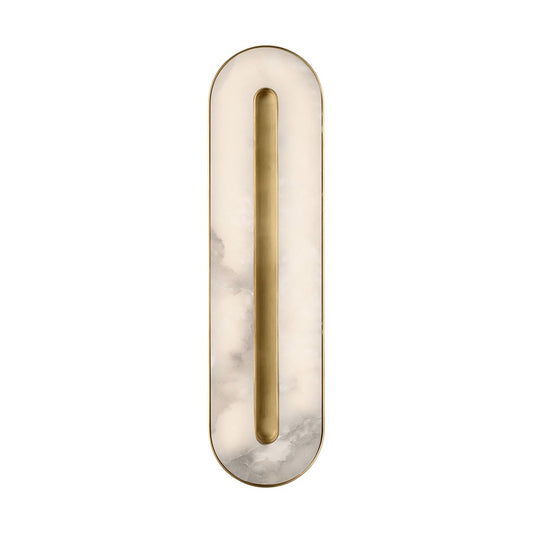 Visual Comfort Modern Wyllis 1 Light 18" Sconce, Brass - KWWS69727HABALB