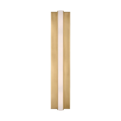 Visual Comfort Modern Linea 1 Light 15" Sconce, Brass - KWWS71127HABALB