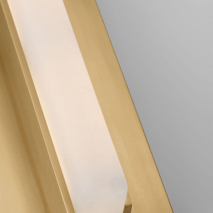 Visual Comfort Modern Linea 1 Light 15" Sconce, Brass