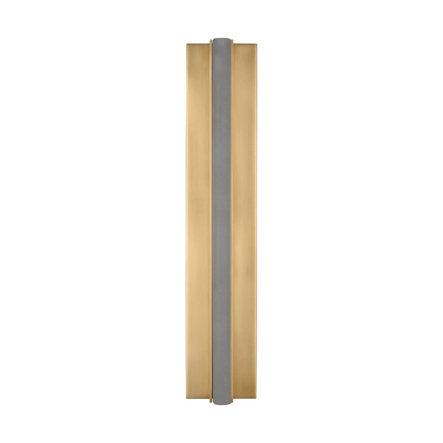Visual Comfort Modern Linea 1 Light 15" Sconce, Brass