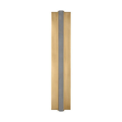 Visual Comfort Modern Linea 1 Light 15" Sconce, Brass