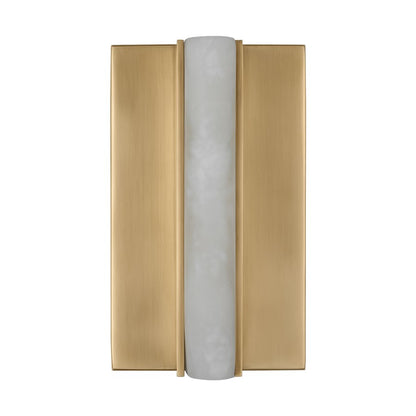 Visual Comfort Modern Linea 1 Light 5" Sconce, Brass