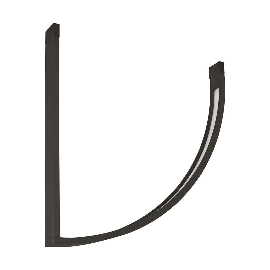 Visual Comfort Modern Baku 1 Light 12.6" Chandelier, Black