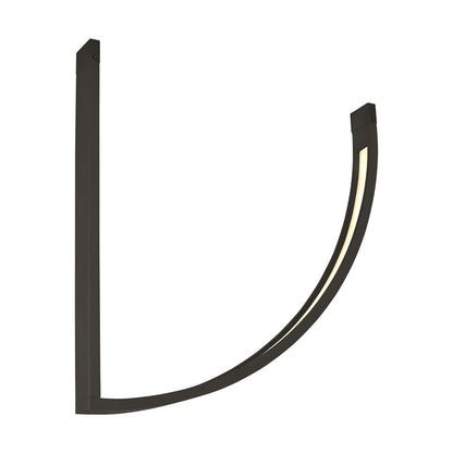 Visual Comfort Modern Baku 1 Light 12.6" Chandelier, Black