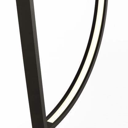 Visual Comfort Modern Baku 1 Light 12.6" Chandelier, Black