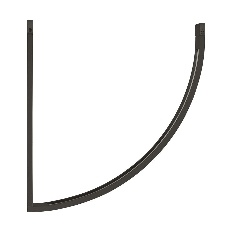 Visual Comfort Modern Baku 1 Light 12.6" Chandelier, Black