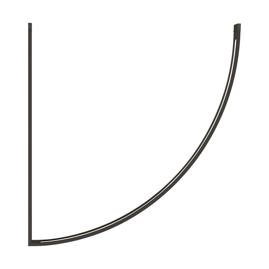 Visual Comfort Modern Baku 1 Light 24.6" Chandelier, Black - SLCH63127B