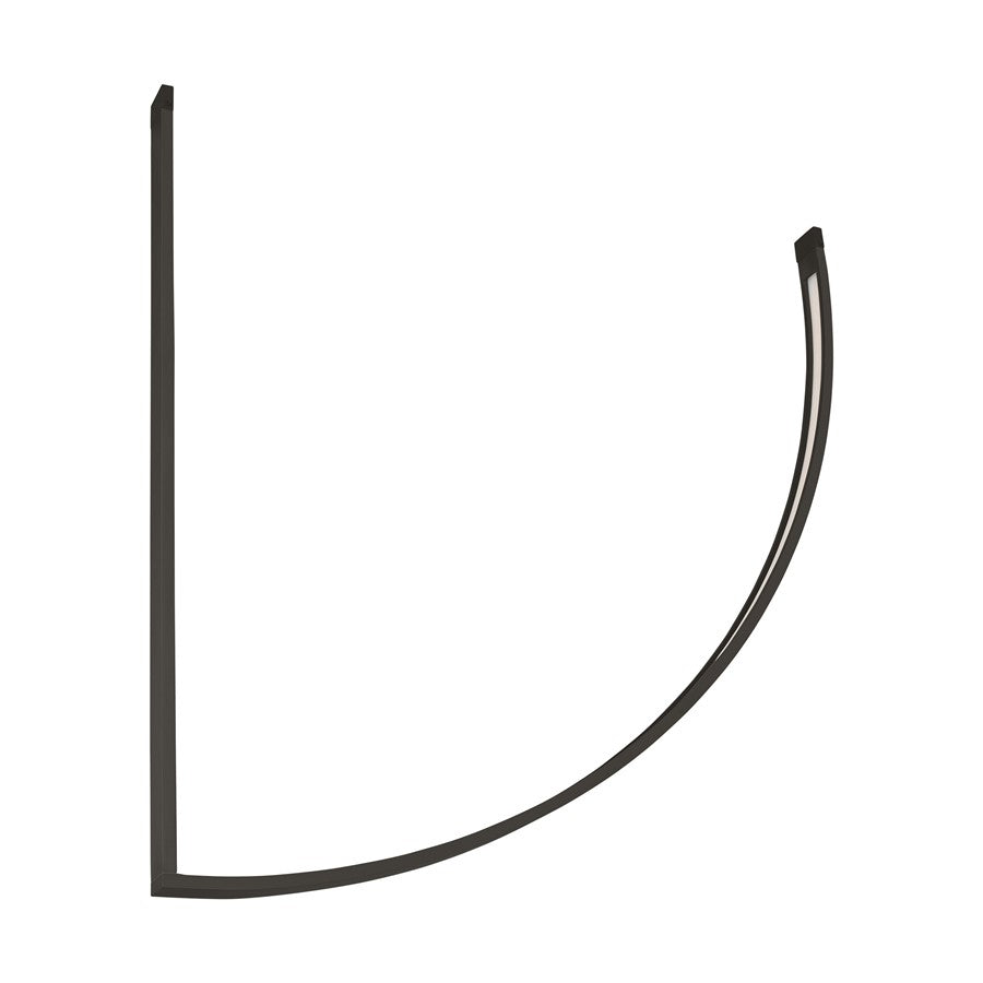 Visual Comfort Modern Baku 1 Light 24.6" Chandelier, Black