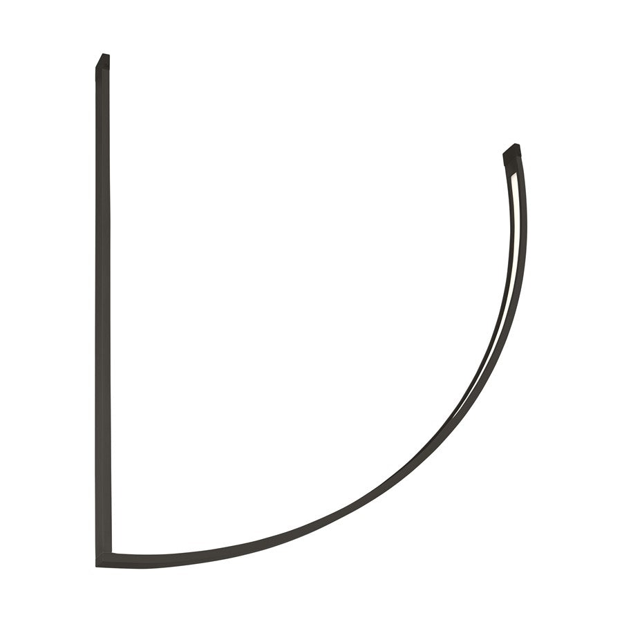 Visual Comfort Modern Baku 1 Light 24.6" Chandelier, Black