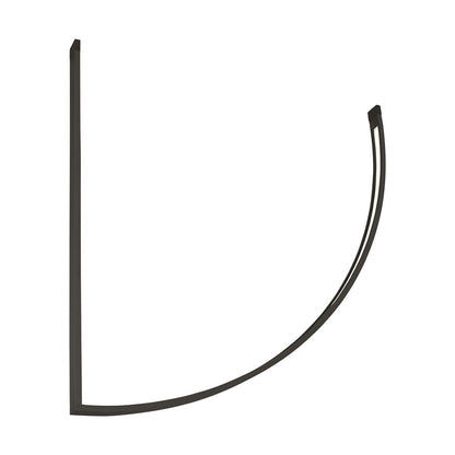 Visual Comfort Modern Baku 1 Light 24.6" Chandelier, Black