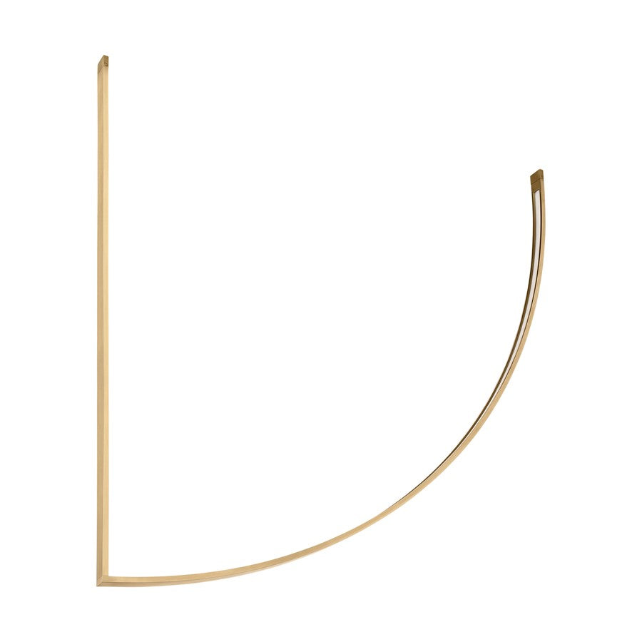 Visual Comfort Modern Baku 1 Light 36.6" Chandelier, Brass