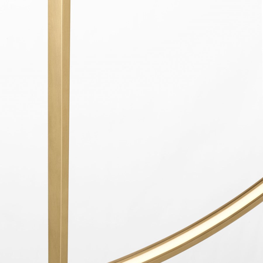 Visual Comfort Modern Baku 1 Light 36.6" Chandelier, Brass