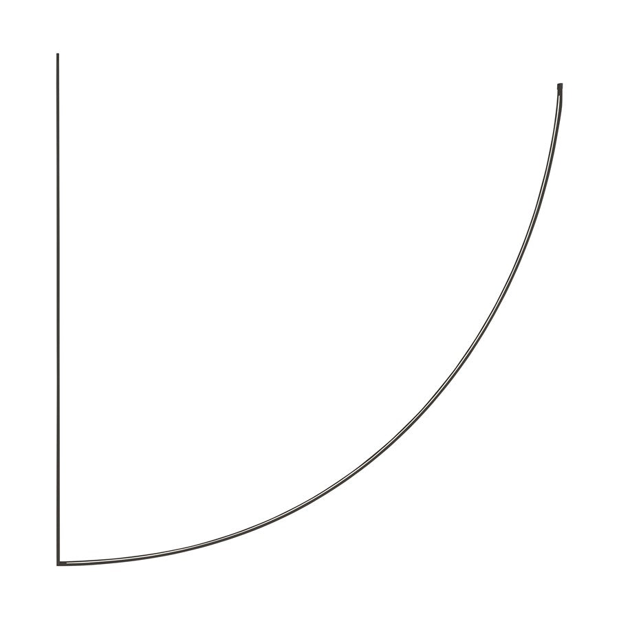 Visual Comfort Modern Baku 1 Light 72.6" Chandelier, Black - SLCH63527B