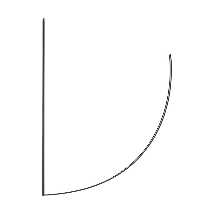 Visual Comfort Modern Baku 1 Light 72.6" Chandelier, Black