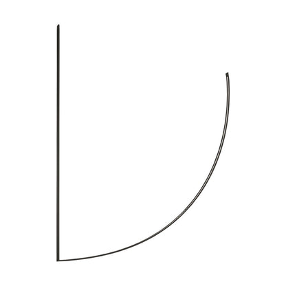 Visual Comfort Modern Baku 1 Light 72.6" Chandelier, Black