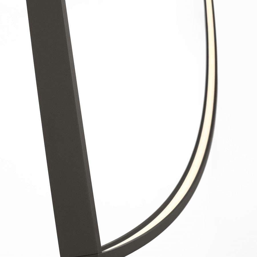 Visual Comfort Modern Baku 1 Light 72.6" Chandelier, Black