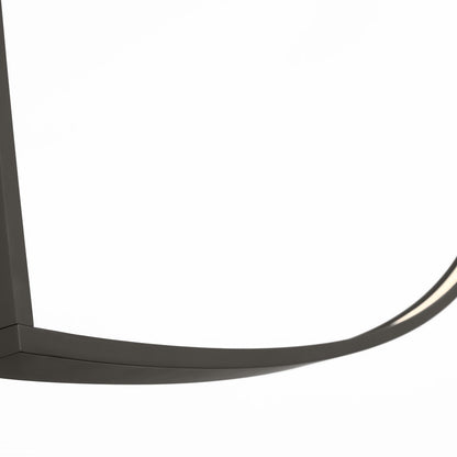 Visual Comfort Modern Baku 1 Light 72.6" Chandelier, Black