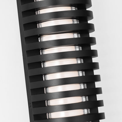 Visual Comfort Modern Quoddy 1 Light 37" Outdoor Sconce, Black