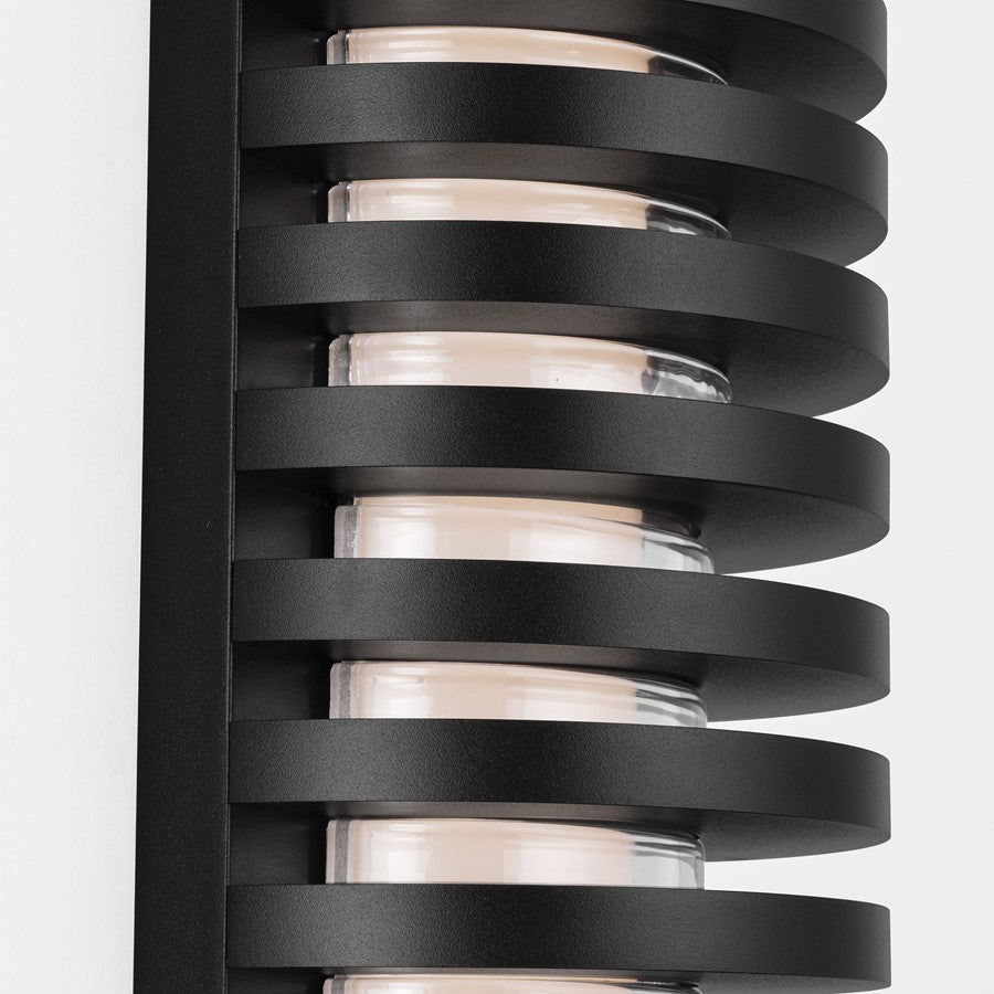 Visual Comfort Modern Quoddy 1 Light 61" Outdoor Sconce, Black