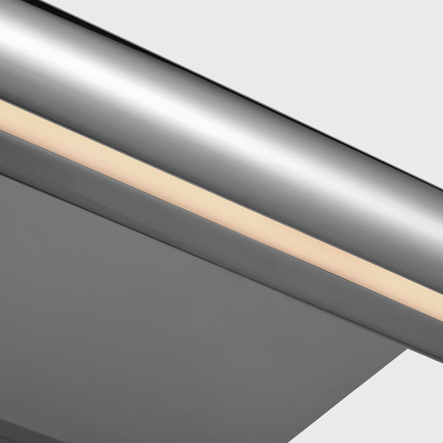 Visual Comfort Modern Agra 1 Light 18" Picture Light, Pol Nickel