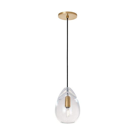 Visual Comfort Modern Sean Lavin 1 Lt Line Voltage Pendants, Brass - SLPD278CNB