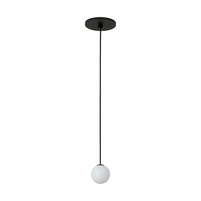 Visual Comfort Modern Orbet 1 Light 3" Pendant, Nightshade Black