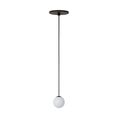 Visual Comfort Modern Orbet 1 Light 3" Pendant, Nightshade Black