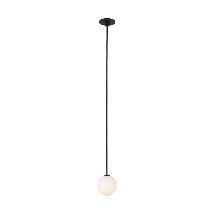 Visual Comfort Modern Orbet 1 Light 3" Alone Pendant, Black