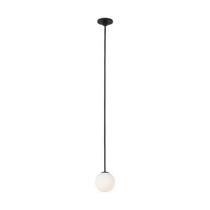 Visual Comfort Modern Orbet 1 Light 3" Alone Pendant, Black