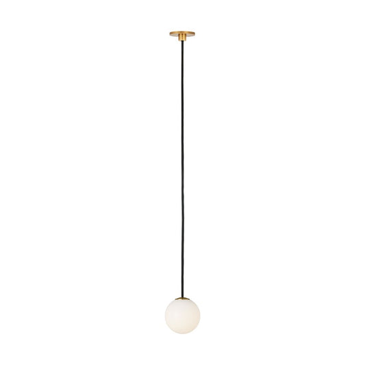 Visual Comfort Modern Orbet 1 Light 3" Alone Pendant, Brass - SLPD59127HAB