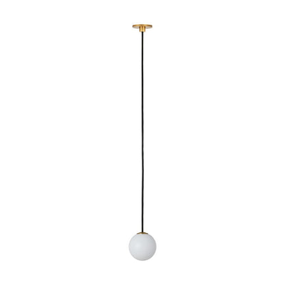 Visual Comfort Modern Orbet 1 Light 3" Alone Pendant, Brass