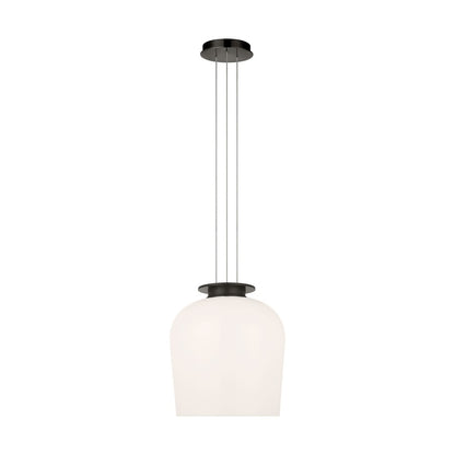 Visual Comfort Modern Vetro 1 Light 12" Pendant, Bronze - SLPD62427BZMG