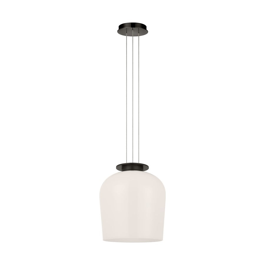 Visual Comfort Modern Vetro 1 Light 12" Pendant, Bronze