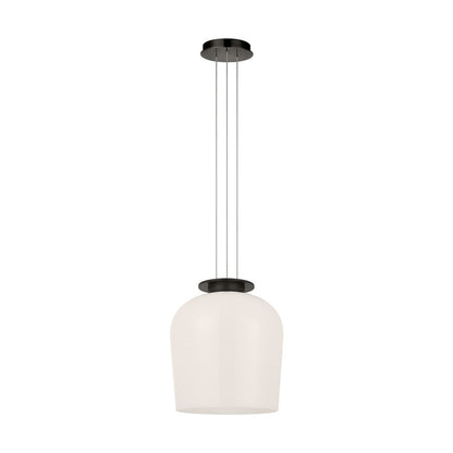 Visual Comfort Modern Vetro 1 Light 12" Pendant, Bronze