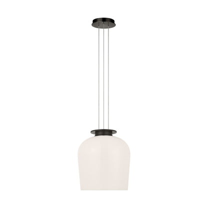 Visual Comfort Modern Vetro 1 Light 12" Pendant, Bronze