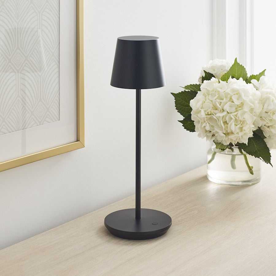 Modern Sean Lavin Nevis Table Lamp, Black