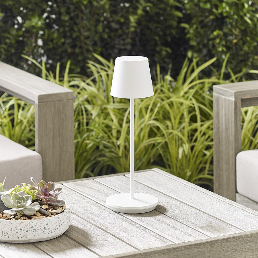 Modern Sean Lavin Nevis Table Lamp, White