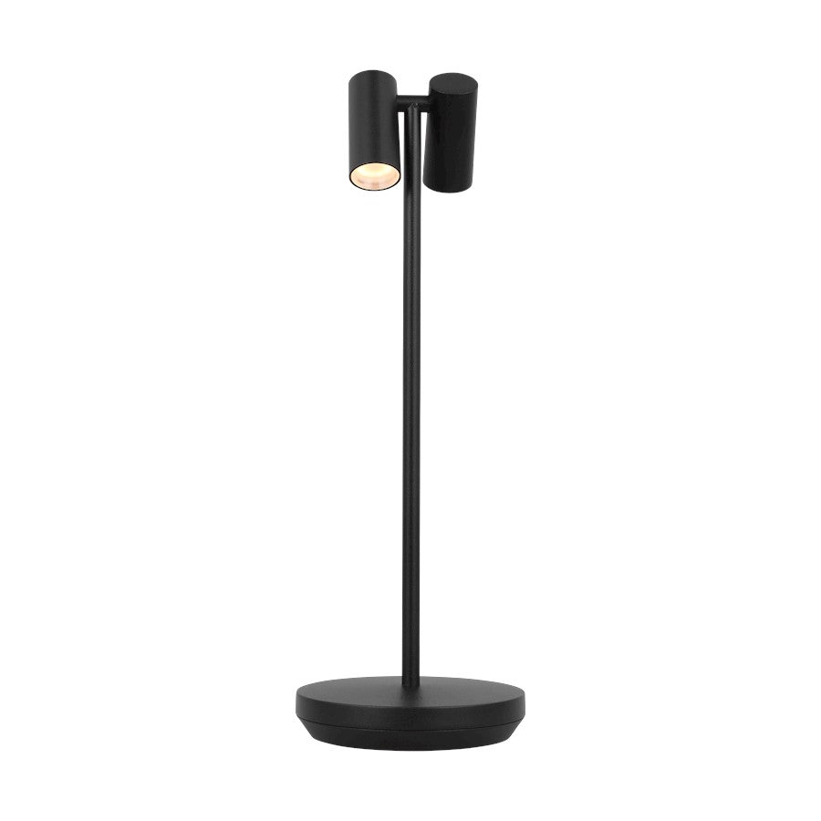 Visual Comfort Modern Sean Lavin Doppia 1 Light Table Lamp, Black - SLTB27027B