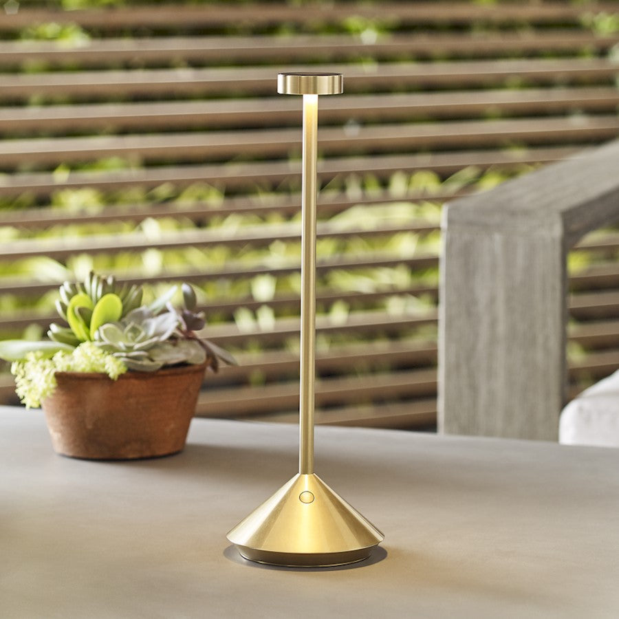 Modern Sean Lavin Moneta Table Lamp, Brass