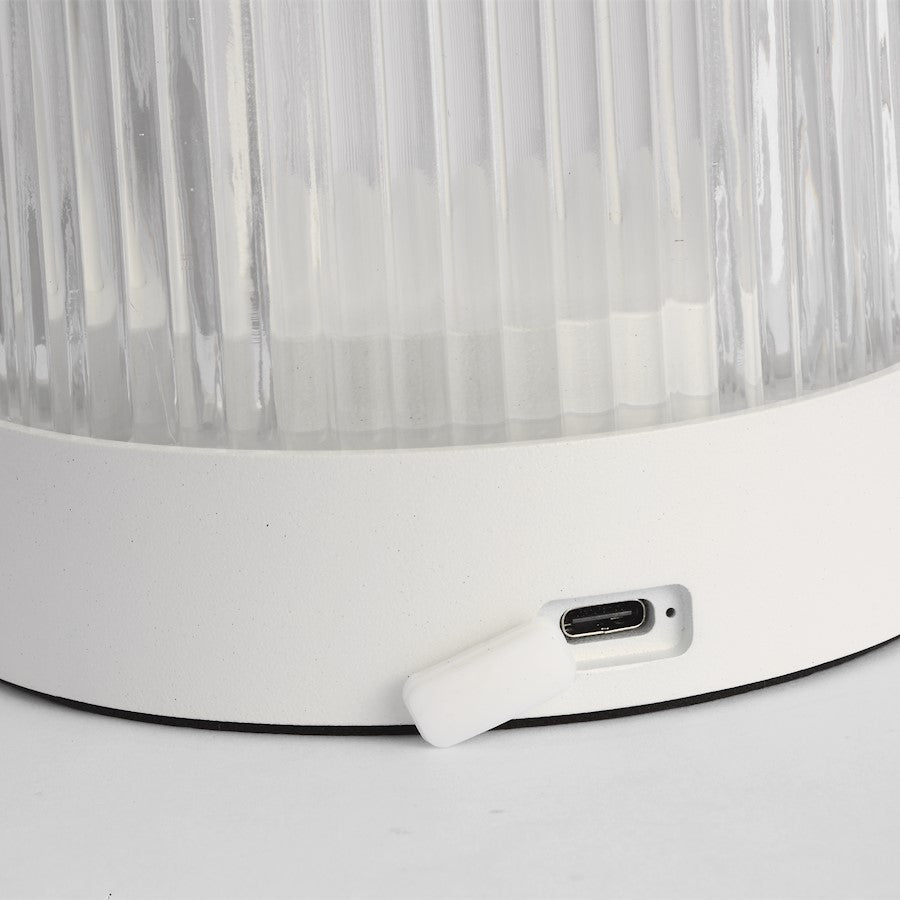 Modern Sean Lavin Tawa Table Lamp, White