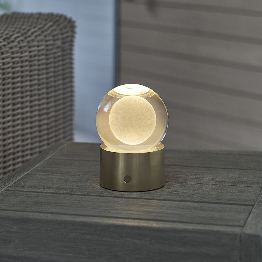 Modern Sean Lavin Mina Table Lamp, Brass