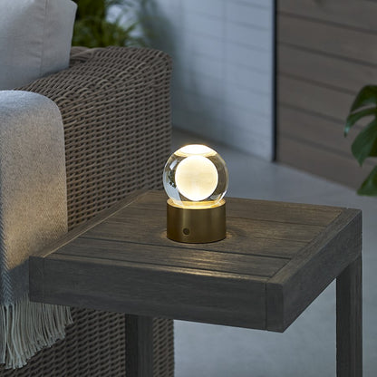 Modern Sean Lavin Mina Table Lamp, Brass