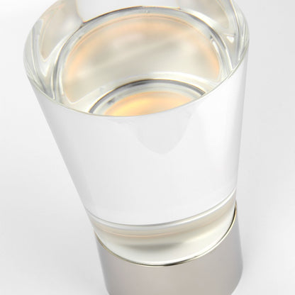 Visual Comfort Modern Caspe 1Lt 8" Rechargeable Table Lamp, NK