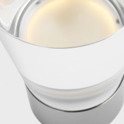 Visual Comfort Modern Caspe 1Lt 8" Rechargeable Table Lamp, NK