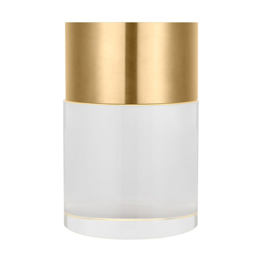 Visual Comfort Modern Caspe 6" Rechargeable Table Lamp, Brass - SLTB66827HABCG